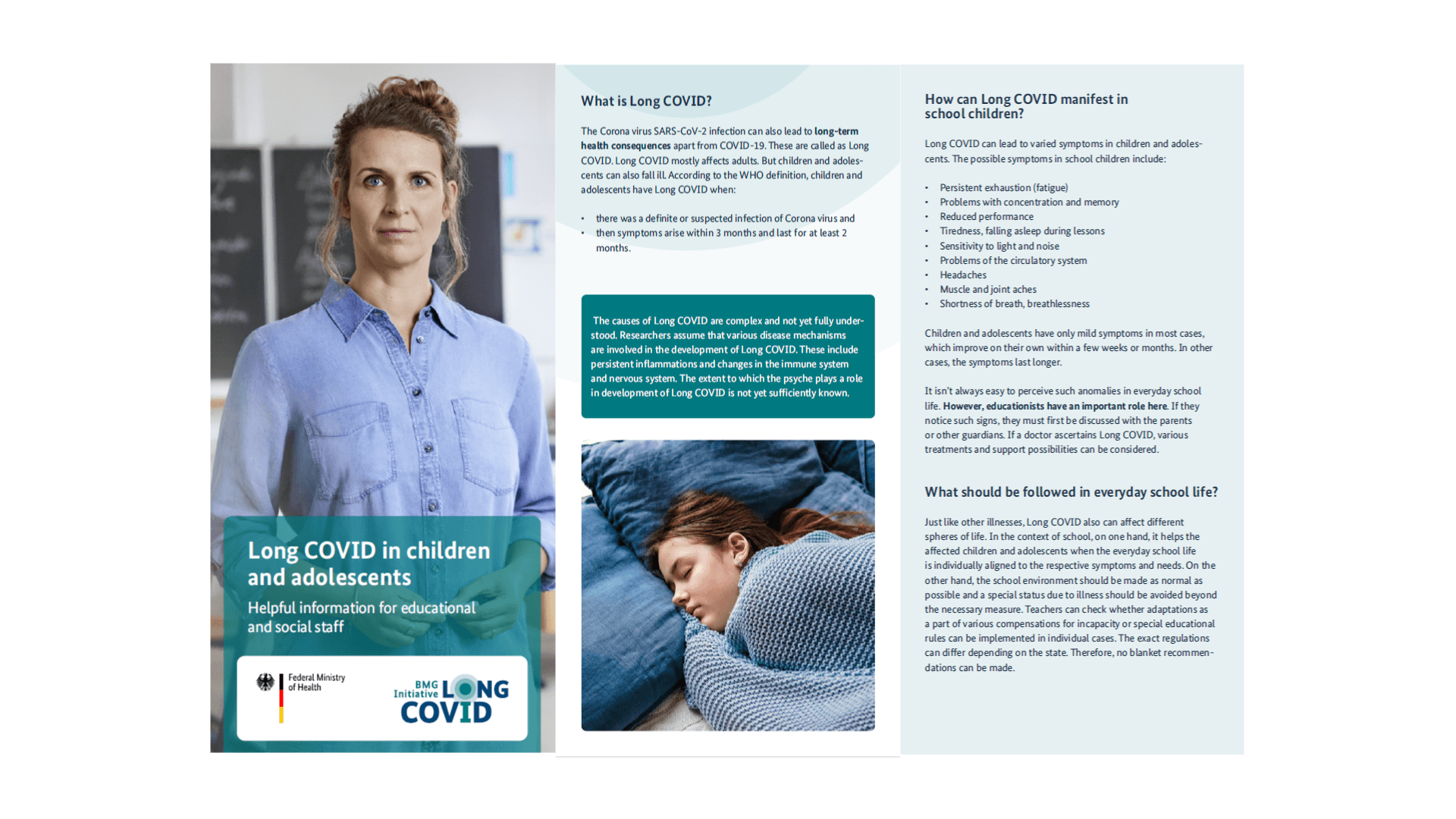 Flyer: Helpful information for educational and social professionals